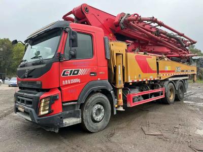 China SYM5352THB 520C-10 Used Concrete Boom Pump With Volvo Truck Chassis for sale