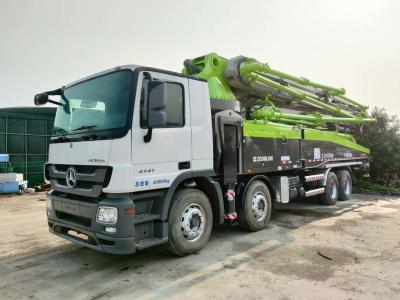 Chine Le camion 2014 de pompe concrète de Zoomlion 52m a monté hydraulique demi-sec à vendre