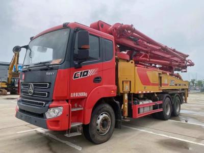 China SANY 43m second hand Used Truck Concrete Pump SYM5290THBES 430C-10 29000kg for sale