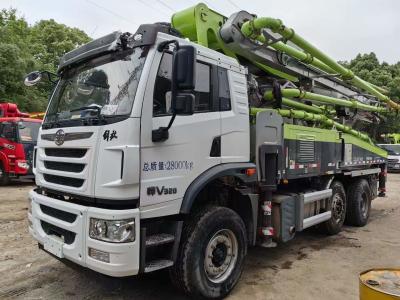 China Zoomlion ZLJ5280THBJE 43X-5RZ Used Concrete Pump Truck 8 - 15 Bar Pressure for sale