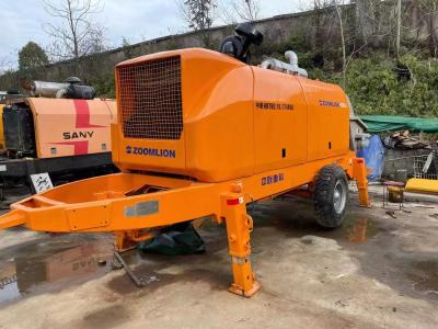 China Zoomlion 2016 174KW Concrete Mixer Pump Trailer Used And Refurbished for sale