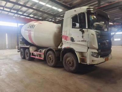 China 350 HP Used Concrete Mixer Truck With HINO P11C-WC Type Engine for sale