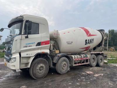 China SANY utilizó la emisión euro del motor V de los camiones 16m3 HINO P11C-WC del mezclador en venta