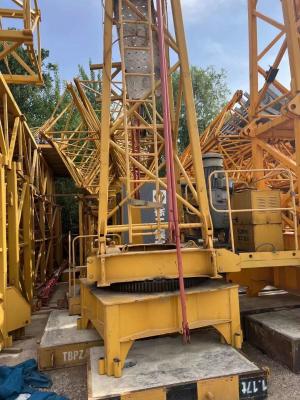 China 40m Gebruikt Toren Crane Mobile Construction Crane With Geschat het Opheffen Gewicht 6t Te koop