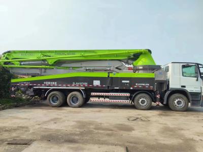 China Reconditioned Used Concrete Pump Truck Zoomlion 56m Sitrak Chassis for sale