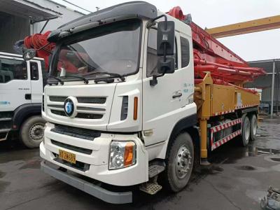 China SANY 37m Concrete de Vrachtwagen Maximumoutput 60-100 M3/H van de Lijnpomp Te koop