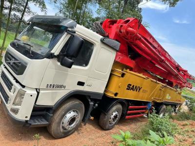 Chine Le camion utilisé de 62m Sany a monté le châssis ISO9001 de Volvo de pompe concrète à vendre