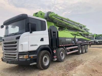 China Refurbished Used Concrete Mixer Pump 200 M3/h With Scania Chassis for sale