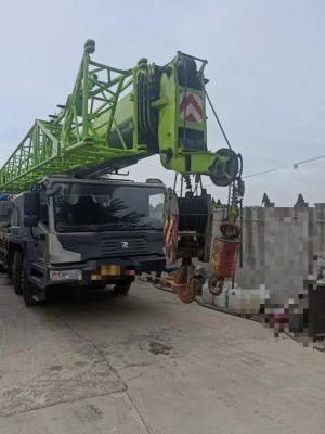 China Used Zoomlion Truck Crane 50t With Tyres 12.00-20 Engine Model WP9H336E50 for sale