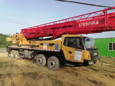China 2020 Sany Used Truck Crane Mobile Hydraulic Crane 50t STC500E5 With Weichai Engine for sale
