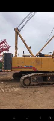 China Usado 2017 XCMG 85 toneladas Crawler Crane XGC85 China top marca em excelente estado e menos horas de trabalho para venda à venda