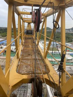 China 2019 Used XCMG Flat Top Tower Crane 7525-16 With Lifting Capacity 16t, Boom 75m for sale