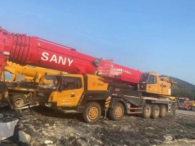 China 2015 alter und gebrauchter Sany-Kran SAC2200 in gutem Zustand mit 68m Boom, 36m Stange und 77t Gegengewicht zu verkaufen