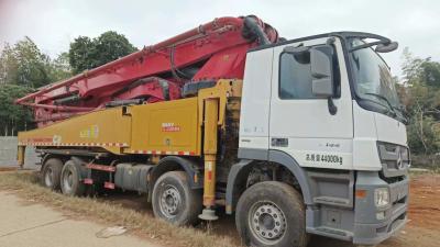 China Open Type Hydraulic System Sany Used Concrete Pump Truck With 56m Capacity And 120-180m3/H Output for sale