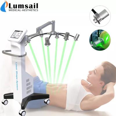 中国 Non Invasive 6d Laser Body Slimming Machine Fat Permanently Removal Weight Loss 532nm 販売のため