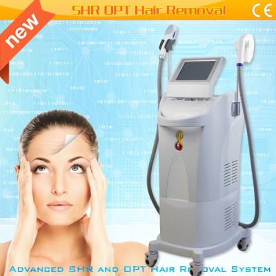 China Dual Handpiece IPL Laser Hair Removal Machine SHR System For Women / Men for sale