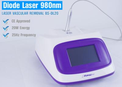 China Spider Vein / Vascular Removal Machine With 980nm Diode Laser For Beauty Salon for sale
