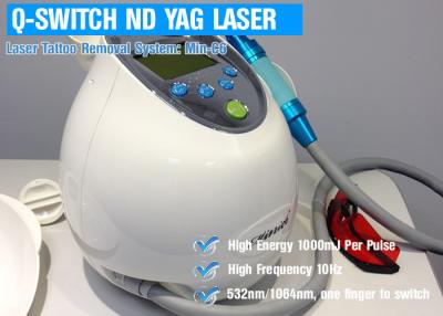 China máquina del retiro del tatuaje del laser de 1064nm Yag, laser del interruptor de Q para la cara en venta