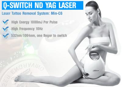 China Haut-Behandlung Pico Laser-Maschine Q geschalteter Nd YAG Laser für Pigmentation zu verkaufen