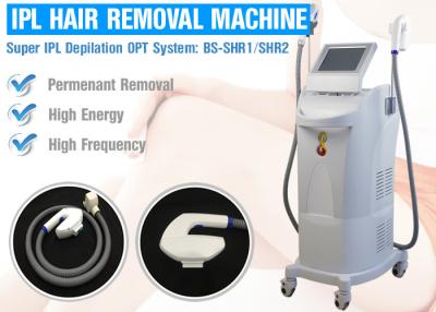 China OPT SHR Permanent Hair Removal Machine For Unwanted Facial Hair / Men's Body Hair for sale