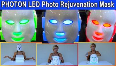 中国 光力学LEDの顔のマスクの毎日の美の器械の反アクネによってカスタマイズされるロゴ 販売のため