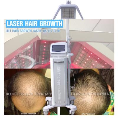 China Máquina ajustable del crecimiento del laser del pelo de la energía con los diodos láser reales de la longitud de onda 650nm/670nm en venta