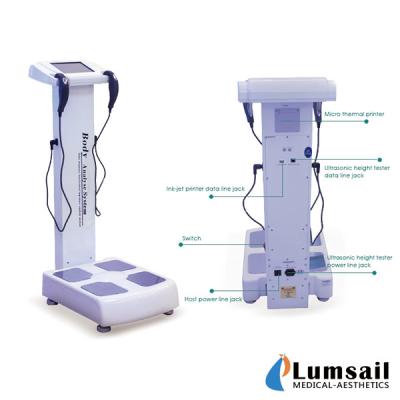 China Máquina da análise da composição do corpo do tela táctil, máquina da porcentagem da gordura corporal à venda