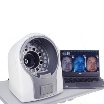 China Van de het Gezichtshuid van de schoonheidssalon Volledige het Meetapparaatmachine met UV/RGB/PL Lichte Meertalige Steun Te koop