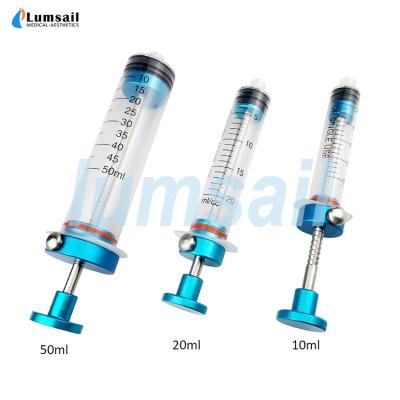 China 50ml Fat Harvesting Syringes With Auto Lock Mechanism For Fat Transfer Liposuction for sale