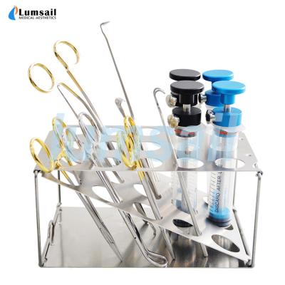 China 10ml Hospital Lab Test Tube Rack Organizer Syringe Holder Foldable for sale
