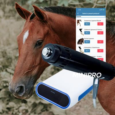 中国 携帯用獣医の馬の懸垂の傷害のための馬の衝撃波機械 販売のため