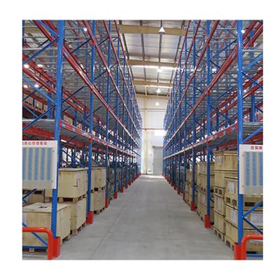 China Layer Metal Warehouse Storage Equipments Steel Storage Pallet Rack Resistant Corrosion Protection for sale