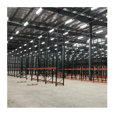China Normal Temperature or Cold Room Pallet Rack US Teardrop Pallet Racking System (-40C Max) Heavy Duty Steel Shelves For Warehouse à venda