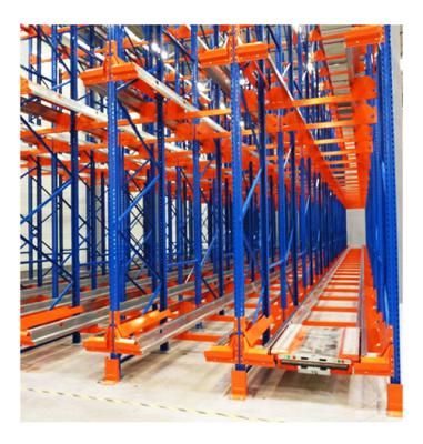 China Corrosion Protection Shuttle Pallet Rack System Radio Stacking Racks With Best Quality for sale