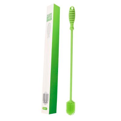 China Ergonomic Silicone Bottle Brush Cleaner Practical 62cm For Home Kitchen for sale