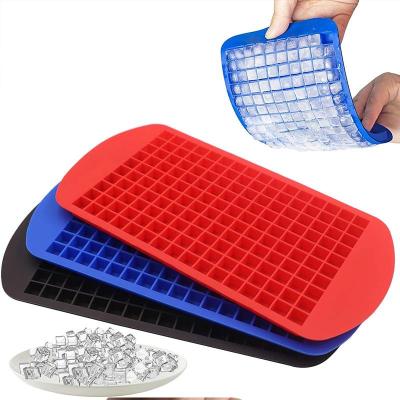 China Reusable Ice Cube Mold Tray 160 Holes For Refreshing Beverages for sale