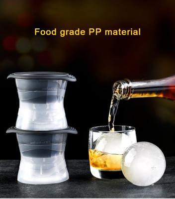 China BPA Free Sphere Ice Cube Tray Mould Odorless For Making Cocktail for sale