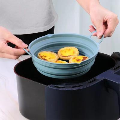 China Thickened Silicone Bakeware For Air Fryer Harmless Multipurpose for sale