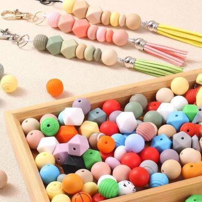 China Tasteless Focal Silicone Beads Durable , Lightweight Chewable Dummy Clip for sale