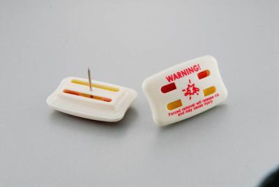 China Removing Ink Security Tag Plastic , Security Hard Tag For Supermarket for sale