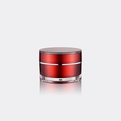 China Refillable Luxury  Plastic Cosmetic Jars For Face Eye Cream GR704A/B 15ML 30ML 50ML for sale
