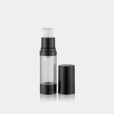 China Round Airless Lotion Pump Bottles For Personal Care , Mini Foundation Bottle GR215A/B for sale