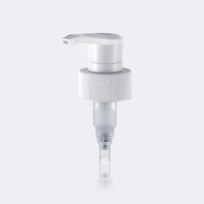 China JY327-13 24mm 28mm Cosmetic Lotion Soap Dispenser Pumps With Ribbed And Smooth Closure for sale