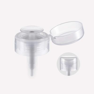 China JY705-02 Plastic Duidelijke Nagellak Remover Pomp 24/410 0.5ML Dosering Te koop