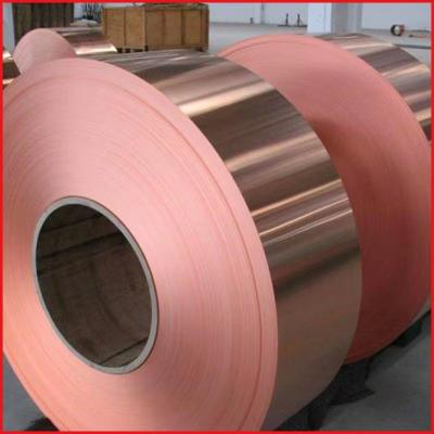 China H62 H65 0.5mm Copper Metal Roll Red 1.2mm Semi Hard Brass Foil Tape for sale