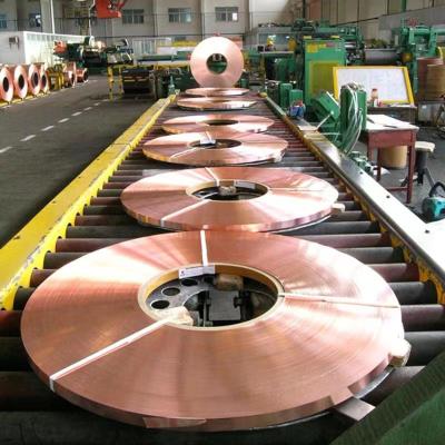 China C17200 C17300 C17500 Beryllium Copper Coil 50x5mm Thin Copper Sheet Roll H62 H65 H68 for sale