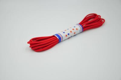 China Corda de borracha elástica 3mm redonda colorida de grande resistência do cabo do látex à venda