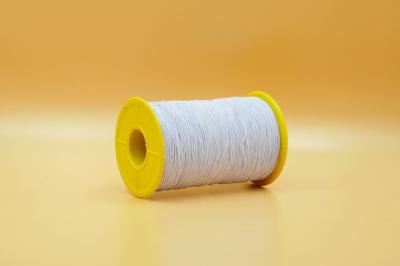 China White Polyester Elastic Super Slim String Rubber OEKO-TEX for sale