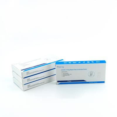 China COVID-19 Antigen Test Kits Colloidal Gold Based For Negative Nucleic Acid Testing for sale