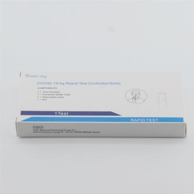 Cina L'iso ha certificato la prova rapida Kit High Sensitivity della saliva dell'antigene dei corredi della prova di 15mins Covid 19 in vendita